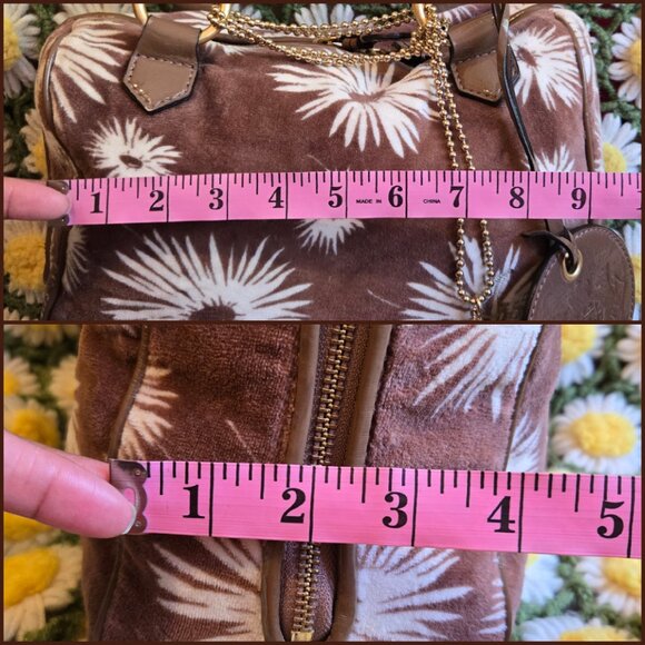 Juicy Couture Brown Poinsettia Handbag - Picture 8 of 13